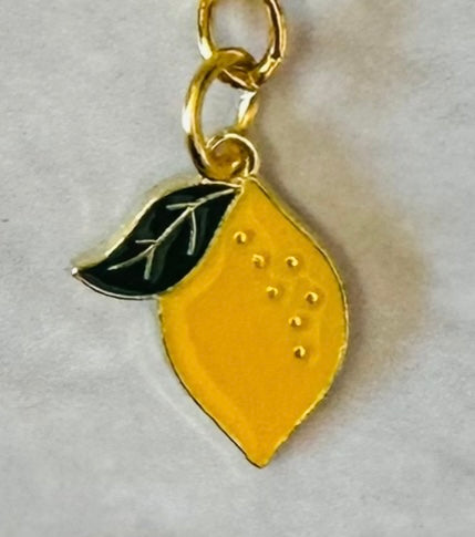 Fruit enamel keyring 3 designs