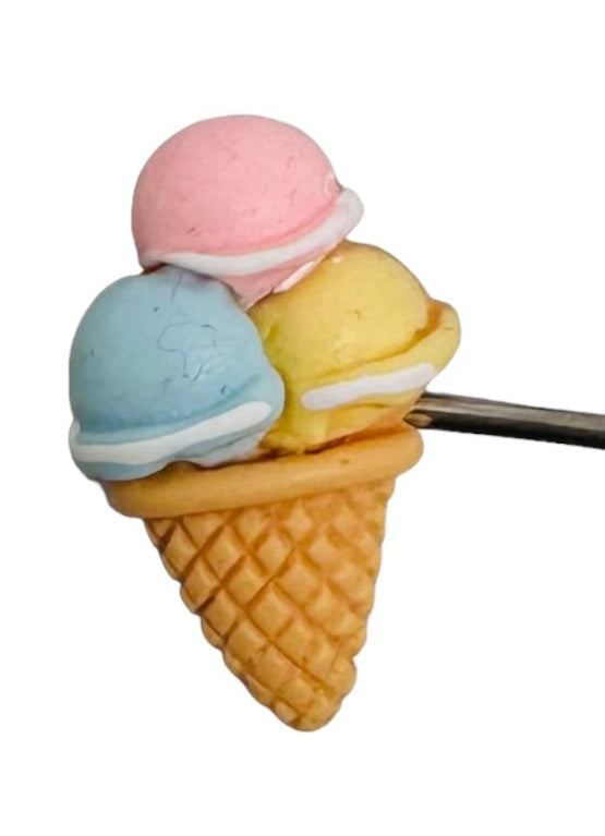Ice Cream Hair Clip