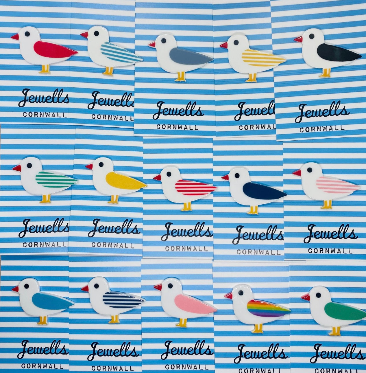 Seagull Resin fridge magnet 24 colours