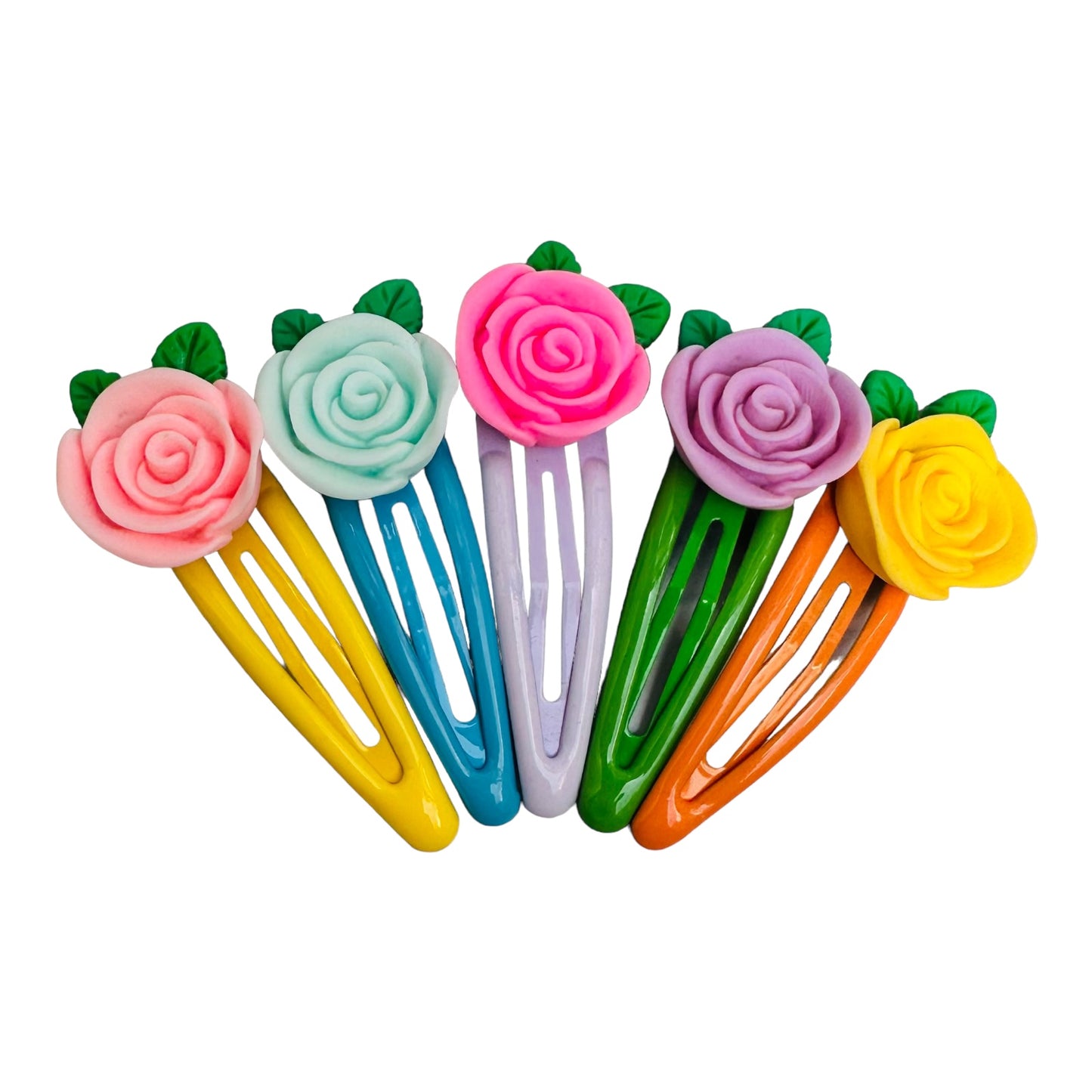 Rose Flower Hair Clip