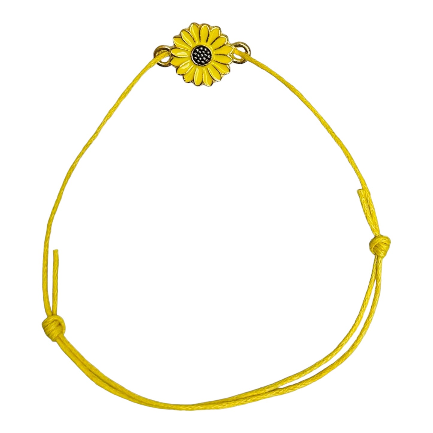 Sunflower Charm Wish Bracelet