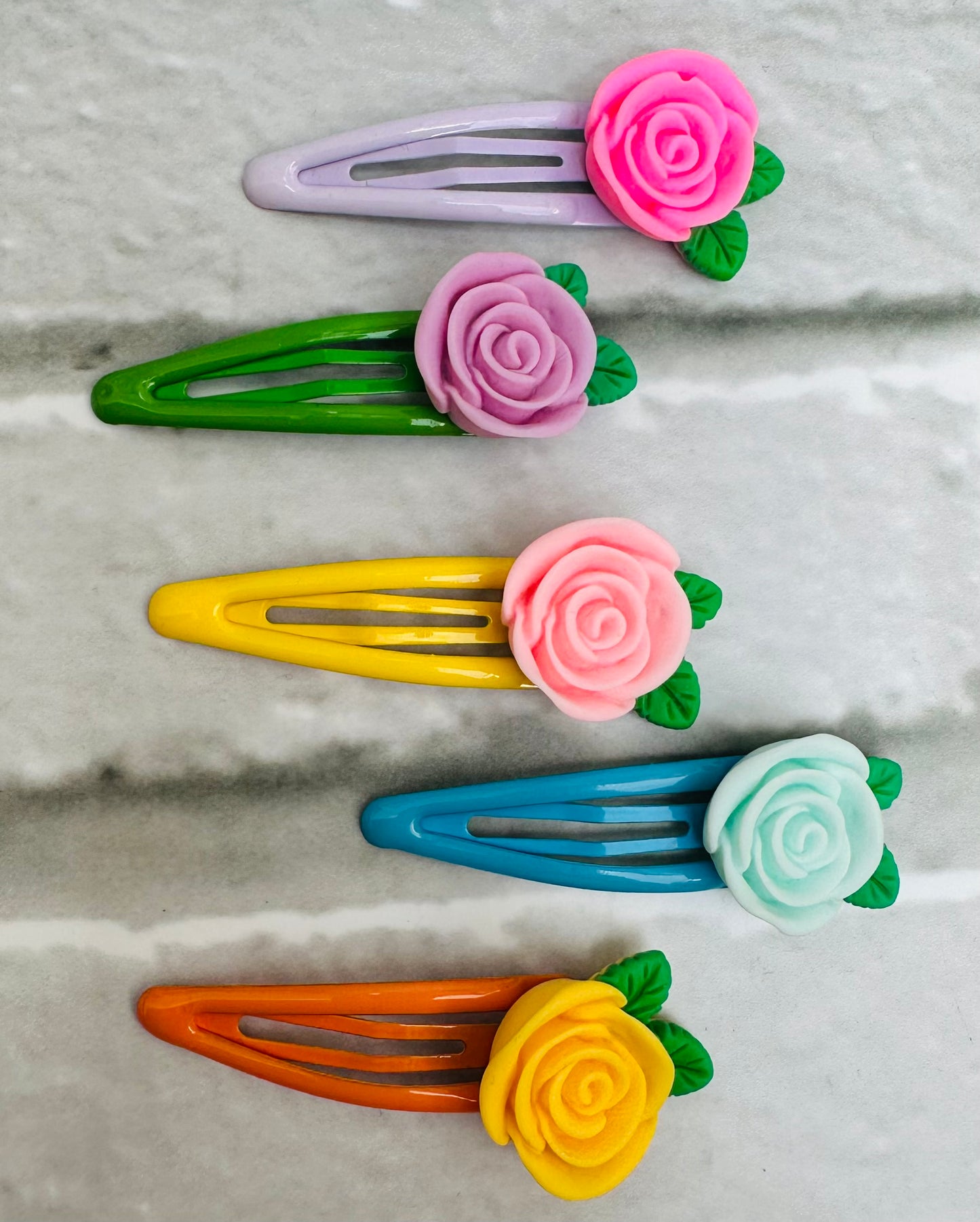 Rose Flower Hair Clip