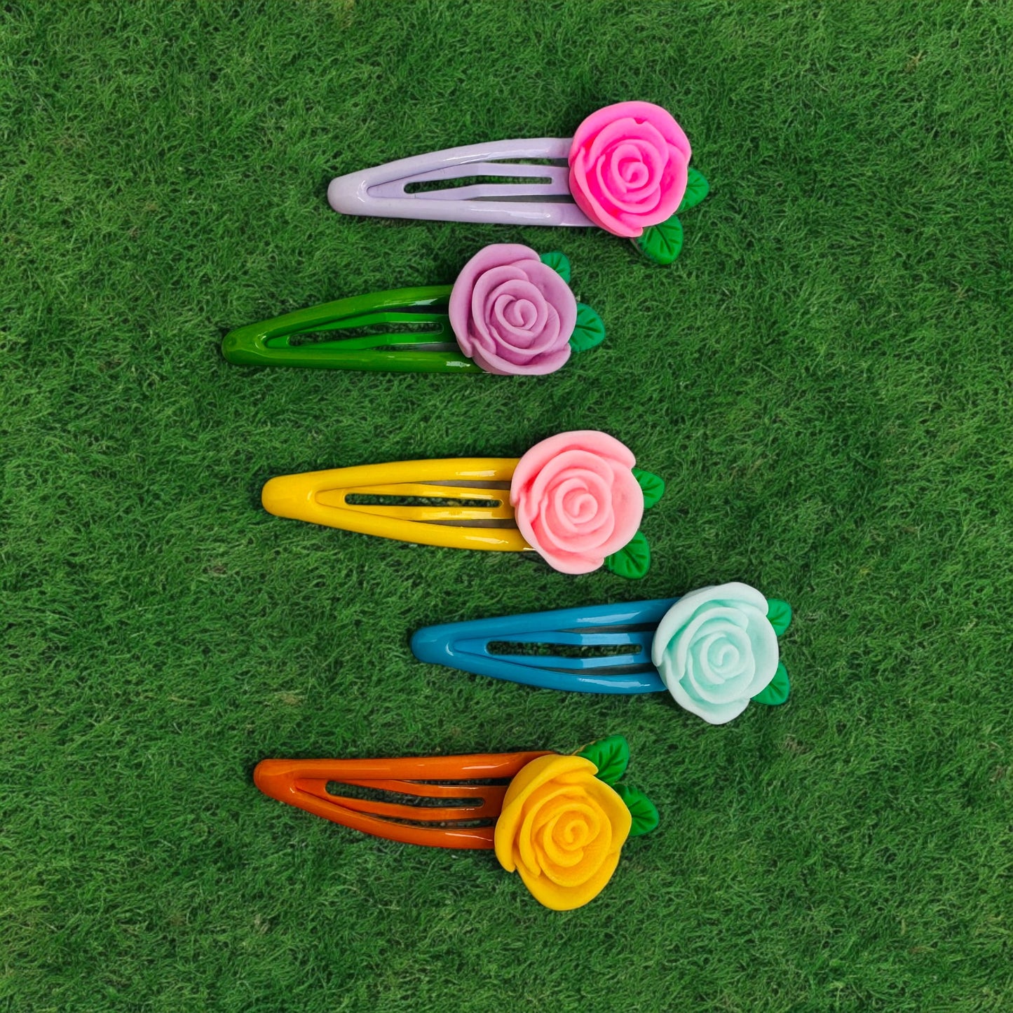 Rose Flower Hair Clip