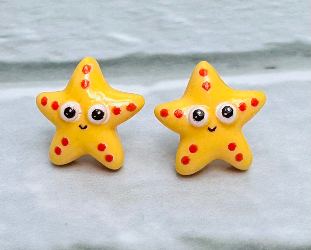 Sealife resin stud earrings 10 designs