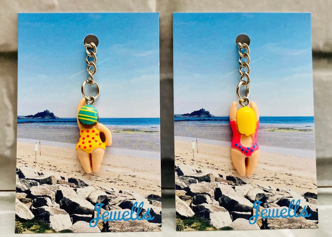 Swimmer Mini Resin Keyring - 6 designs