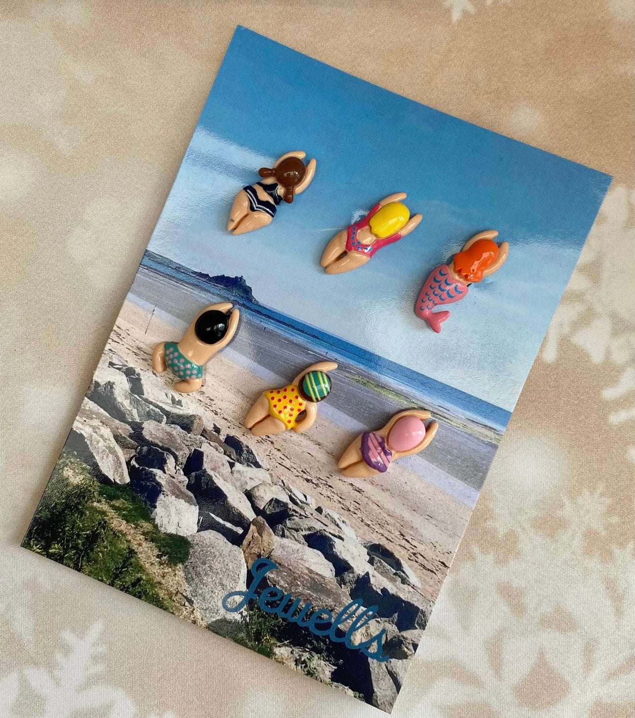 Swimmer Mini Resin Fridge Magnets