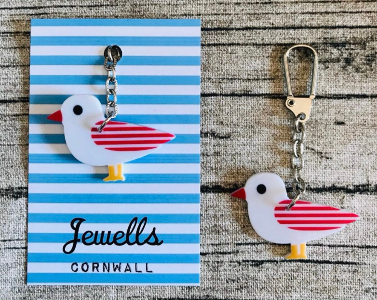 Seagull Resin keyring 24 colours