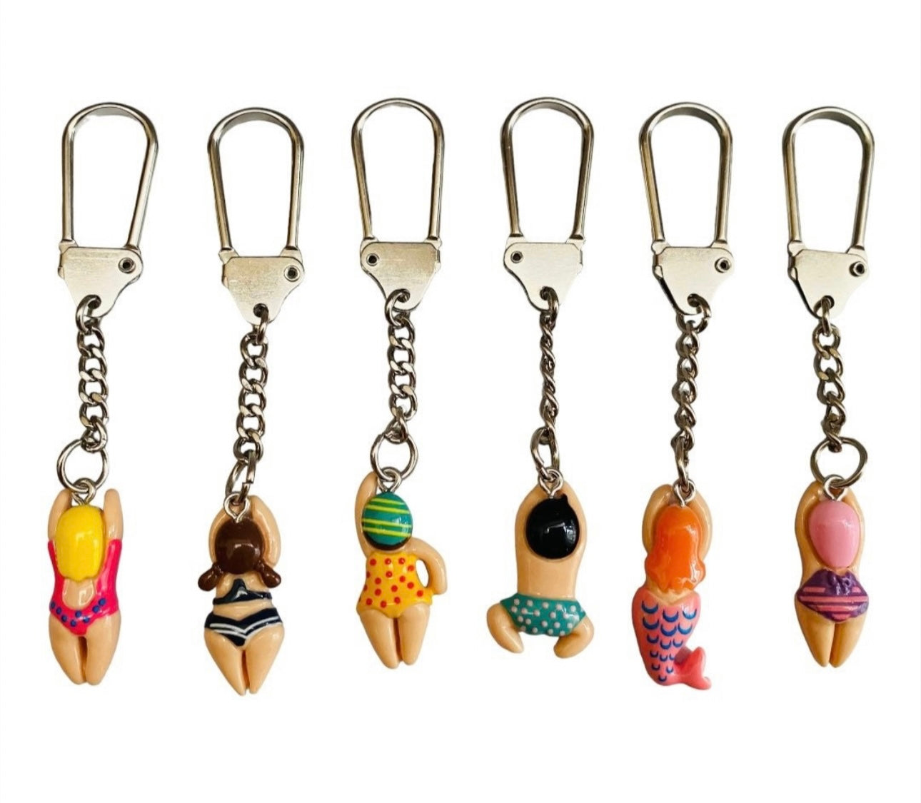 Swimmer Mini Resin Keyring - 6 designs