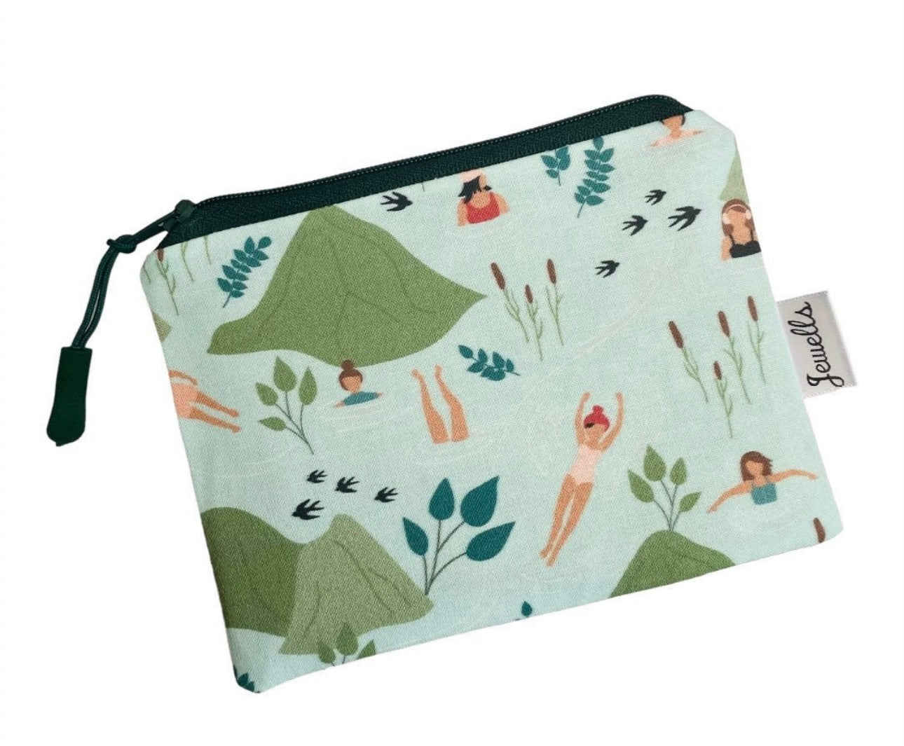 Wild River Swimming fabric coin purse pouch swim