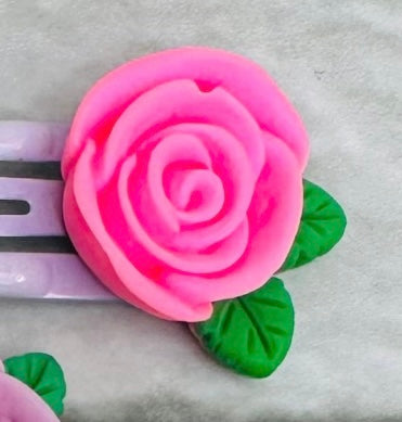 Rose Flower Hair Clip